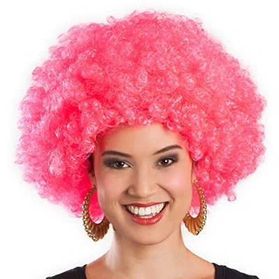 Image of Boland 86019 Afro Curly Wig Pink