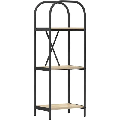 Image of vidaXL Bookshelf Sonoma oak 40 x 30 109 cm Engineered wood