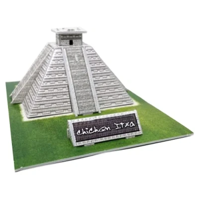 Image of Famous Building 3D Puzzle (Maya Pyramid)