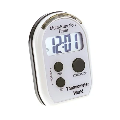 Image of Visual Timer Multi Function With Vibrating Audible and Flashing Alarm Countdown Ideal For The Visually Hearing Impaired
