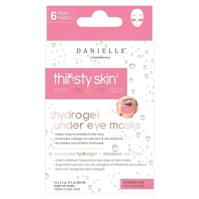 Image of Thirsty Skin Hyaluronic Acid Hydrogel Under Eye Masks Danielle Creations