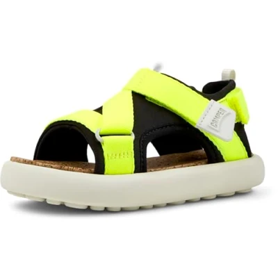Image of Camper Pelotas Flota KIDS Sandals for kids, Size: 11K, Schwarz gelb shoes