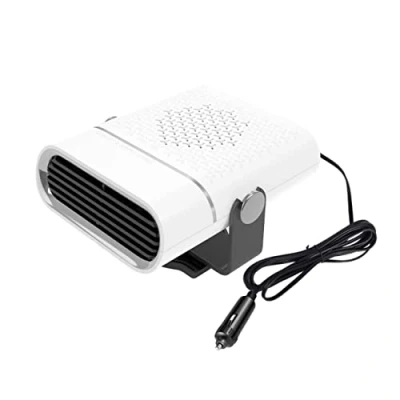 Image of Dr.CarHome Car Heater, 12V/24V 1000W Portable Heater Fan Anti Fog Plug in Cigarette Lighter Defroster, 2 1 Heating Cooling Dryer Windshield Defogging Demister Defroster,White