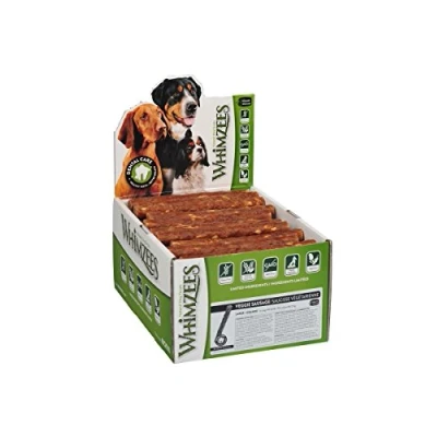 Image of Whimzees Natural Dental Dog Treats Veggie Sausage, Large, 1 x 50