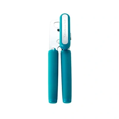 Image of KitchenAid Soft Classic Multifunction Can Opener/Bottle Opener, 8.29 Inch, Ocean Drive