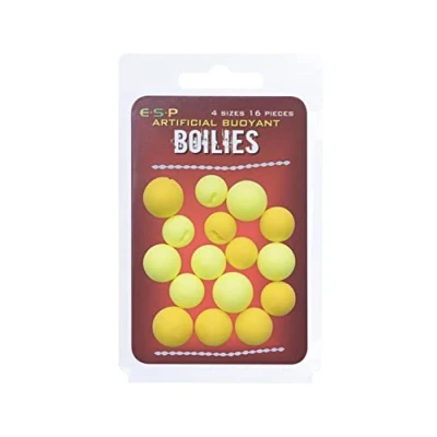 Image of ESP Artificial Buoyant Boilies c/o Reelfishing (Yellow &amp; Fluoro Yellow)