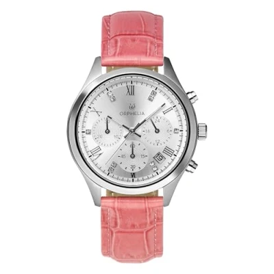 Image of Orphelia Regal WoMens Pink Watch OR31801 Leather One Size