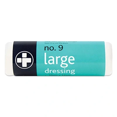 Image of Reliance Medical 9 No. Dressing Wound Ideal For Injuries and Emergencies, Sterile Dressing, Workplace, Sports Home Environment, Unboxed Pack of 10