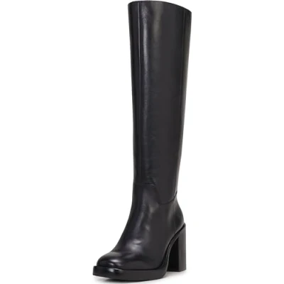 Image of Vince Camuto Women&#039;s Gibi2 Knee High Boot, Black Wide Calf, 4 UK