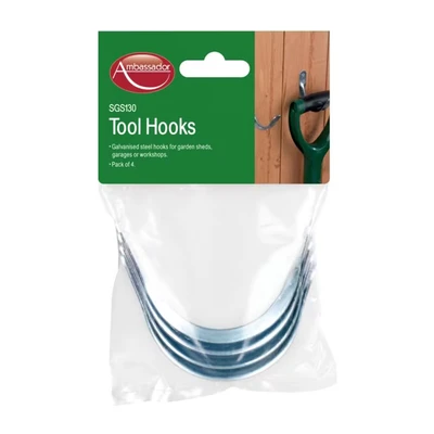 Image of Ambassador Tool Hooks Large Pack of 4