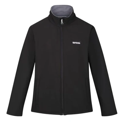 Image of Regatta Mens Cera V Stretch Water Repellent Softshell Summer Jacket Black xl