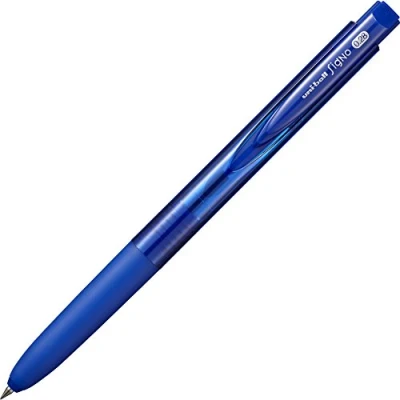 Image of Uni Ball Signo Knock Ballpoint Pen RT1 0.28mm Color, Blue (UMN15528.33)