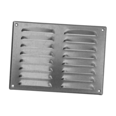 Image of EUROPLAST 260x190mm / 10x7&quot; inch Galvanised Metal Air Vent Grille Cover with Insect Mesh Ventilation