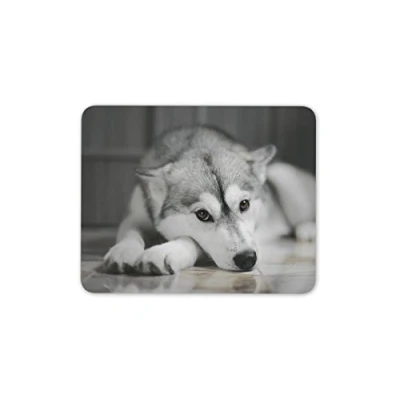 Image of Beautiful Husky Mouse Mat Pad Dog Animal Mum Sister Fun Gift Computer #8636