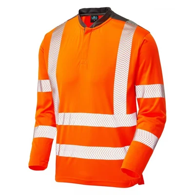 Image of Leo Workwear T13 Watermouth Men Hi Vis T Shirt#5XL Orange