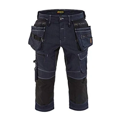 Image of Blakläder 19921141 Craftsman Stretch Cordura Denim Shorts, Navy/Black, Size: C52