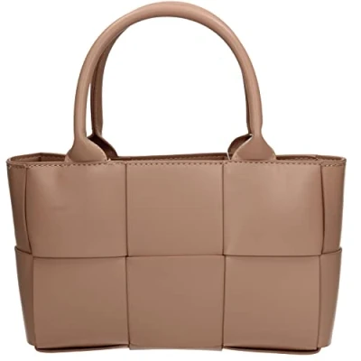 Image of SwankySwans Women&#039;s Heather Vegan Leather Mini Tote 2 in 1, Nude, One Size