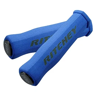 Image of Ritchey WCS Truegrip Neoprene MTB Handlebar Grips: Royal Blue 130mm