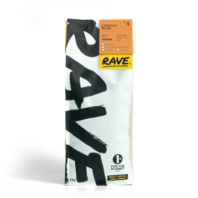 Image of Rave Coffee Espresso Blend Nº 4, Freshly Roasted Whole Beans 1Kg