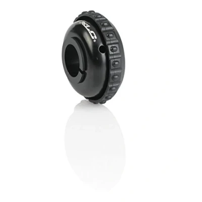 Image of XLC Unisex Adult Bicycle Swivel Bell 2500704600 Bell, Black, 53 mm