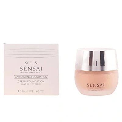 Image of Sensai Cellular Performance Cream Foundation Number CF23, Almond Beige 30 ml