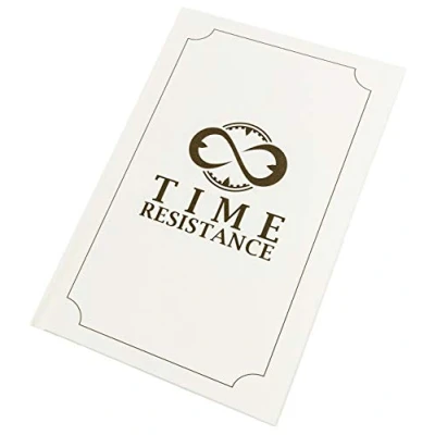 Image of Time Resistance Notebook Hard Cover Lined Paper Book for Refillable A5 Journal
