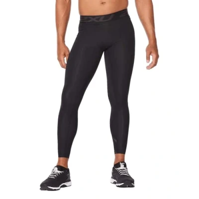 Image of 2XU Men&#039;s Motion Compression Tights, Black/Nero, M