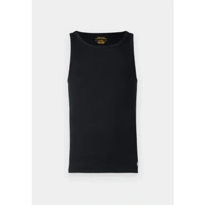 Image of Polo Ralph Lauren Classic TANK 2 PACK Undershirt, Men&#039;s, Size: Large, Black/black