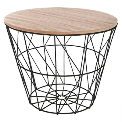 Image of Atmosphera CREATEUR D&#039;INTERIEUR Kumi Coffee Table Metal Black, One Size