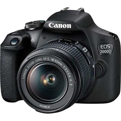 Image of Canon EOS 2000D EF S 18 55MM IS II 24.1MP 3IN SCREEN SLR IN