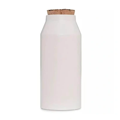 Image of Tower Large Ceramic Storage Jar with Weathered Cork Lid