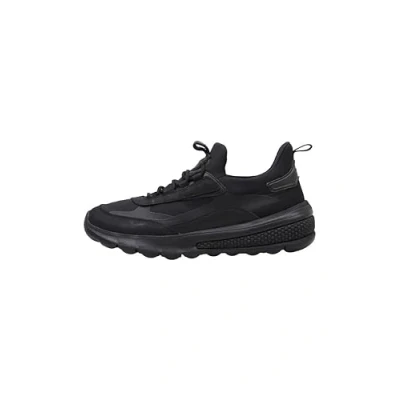 Image of Geox Women&#039;s D Spherica Actif A Sneaker, Black, 4 UK
