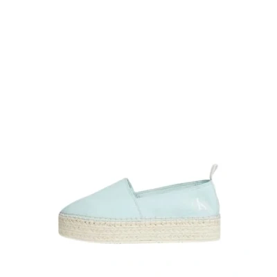 Image of Calvin Klein Jeans Women&#039;s Platform Espadrille ML BTW Espadrille, Blue Glass, 4