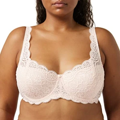 Image of Triumph Women&#039;s Amourette 300 WHP X Wired Padded Bra, Orange Highlight, 32E