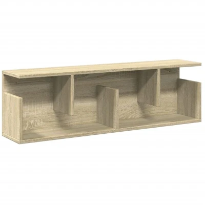 Image of vidaXL Wall Cabinet 100x20x30 cm Sonoma Oak Engineered Wood