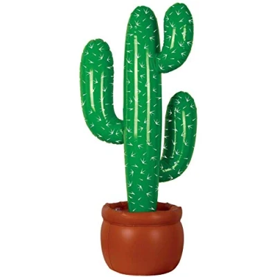 Image of Inflatable Cactus 86cm Party Prop Accessory Mexican Fiesta Hawaiian Beach Decoration