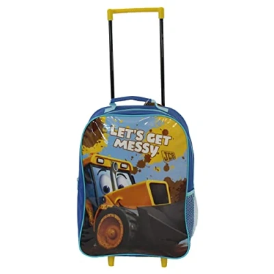 Image of JCB My First JAB Joey Suitcase Trolley Backpack Travel (Trolley, Blue)