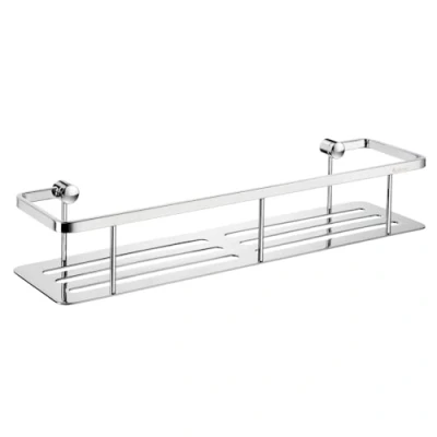 Image of Smedbo Sideline Design Soap Basket, Polished Chrome, 45.5 x 10.7 8 cm
