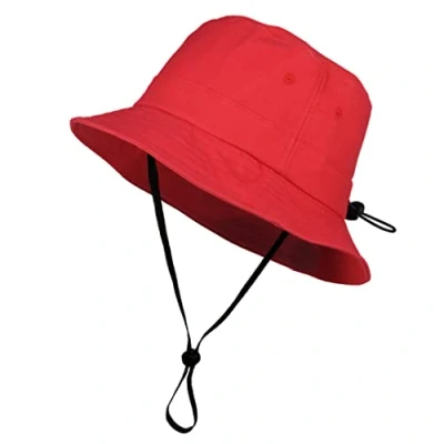 Image of Toutacoo, Adjustable hat, Unisex, All Seasons, Cotton Touch, Removable Chin Strap (8 Red)