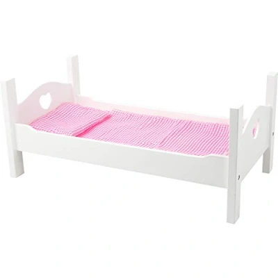 Image of Small Foot Doll&#039;s Bed, White