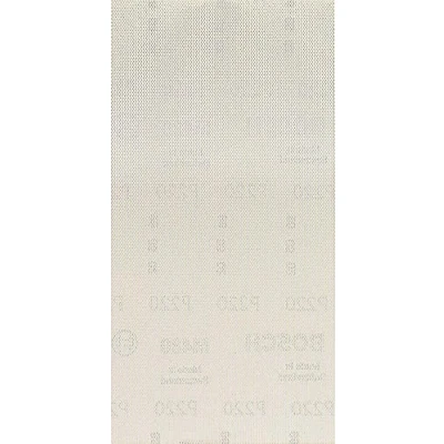 Image of Bosch Professional 10x Expert M480 Sanding Net (for Hardwood, Paint on wood, 115x230 mm, Grit 220, Accessories Orbital Sander)