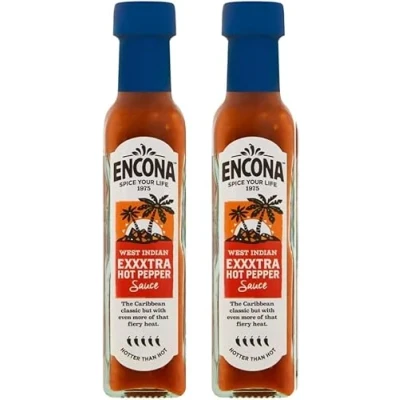 Image of Encona Extra Hot Pepper Sauce, 142ml, Pack of 2