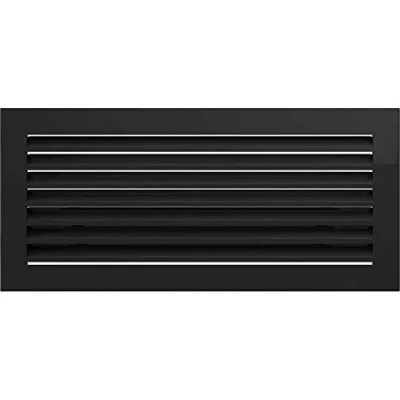 Image of KRATKI ventilation grille fireplace FRESH 17cm x 37cm black