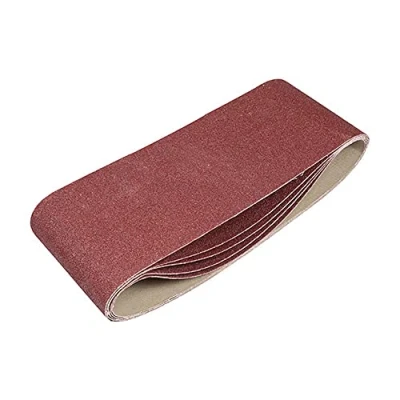 Image of 3x TIMCO Sanding Belts 120 Grit Red 231369 Pack of 5