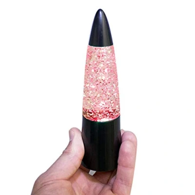 Image of Playlearn 16cm Colour Changing Shake and Shine Mini Glitter Lava Lamp, Children&#039;s Tornado Lamp Bedroom Decoration,Lava Lamps for Adults &amp; Kids, Sensory Toy