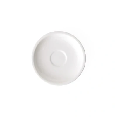 Image of Villeroy &amp; Boch Artesano Flower Art Mocha/Espresso Saucer, 12 cm, Premium Porcelain, White