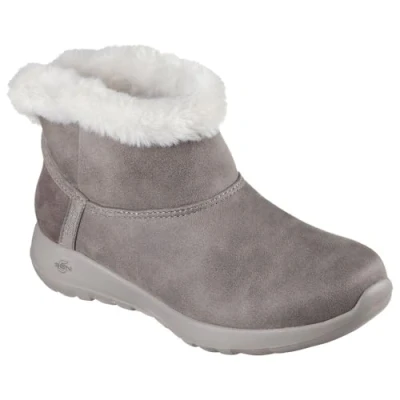 Image of Skechers Women&#039;s ON The GO Joy Cozy Dream Ankle Boot, Brown, 6.5 UK
