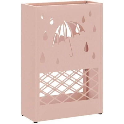 Image of Pink Umbrella Stand 28x12x41 cm Steel Vidaxl