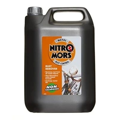 Image of Nitromors Non Hazardous Rust Remover, Safe to Use On All Metals, 5 L