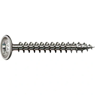 Image of Spax Woodworking Screws, Stainless Steel, 257000600605